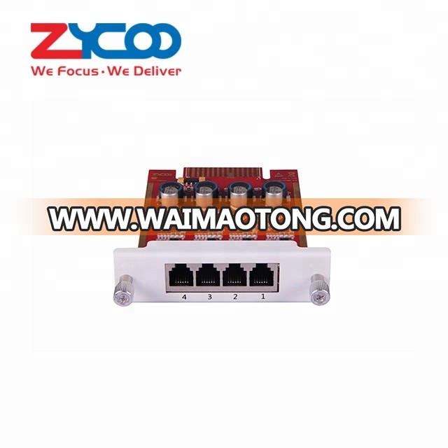 Zycoo telephone exchange 4 FXS port voip module